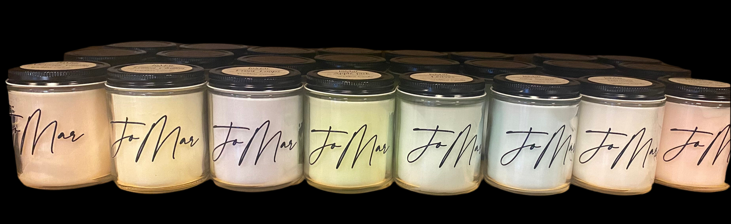 JoMar Collection WICKLESS Candle 8oz Glass Jar